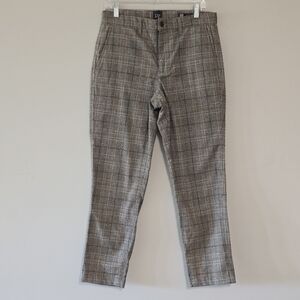 Vintage GAP houndstooth tailored slim taper trousers size 30-32